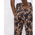 Ganni  Cutye Cropped Baroque-Print Straight Leg Jeans Photo 3