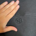 Lululemon Black Floral Embroidered To You Long Sweatshirt Photo 5
