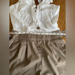 Love Culture  Romper With Ruffle Top . Size Small. Photo 6