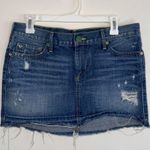 True Religion Vintage Denim Mini Skirt 28/6 Photo 0