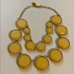 Kate Spade  New York yellow & gold tone Chunky Statement Hexagon Necklace Photo 4