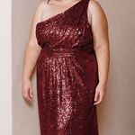 Revelry Starla Sequin Dress Size 18 Cabernet Photo 0