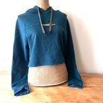 Body Glove  Teal Peekaboo Crop Hoodie NWOT Photo 6