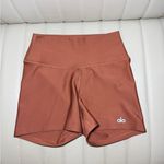 Alo Yoga Airlift Shorts Rare Women's Copper/Rust/Shine Stretchy bottoms XS Photo 1