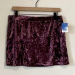 Abound NEW  by Nordstrom Velvet Pull-on Mini Skirt with Slit - Large Photo 1