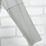 Gymshark ‎ Long Sleeve Crop Top Cut Out Neckline Gray Activewear Womens Small Photo 9