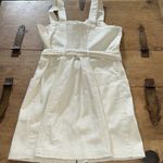 Habitual  Cream Textured Button Dress Size Large Photo 2