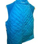 Columbia Bright Sky Blue Women's Quilted Puffer Vest w/ Full Zipper & Collar XL Photo 7