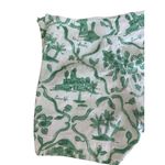 PAMELA FERRARI Green Italian Print Shorts Size Small Photo 5