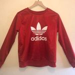 Adidas Trefoil Crewneck Sweatshirt Red Photo 0