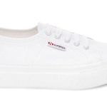 Superga White Platform Sneaker Photo 0