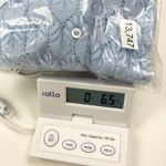 Vintage Montgomery Ward Womens 60s 70s Crochet Cardigan Japan Coquette Cottage Blue Photo 10