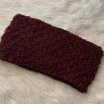 Francesca's Burgundy Chunky Knit Infinity Scarf Photo 1