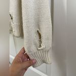 Wildfox NWT Women’s  Distressed Wool/Alpaca Blend Knit Sweater Hoodie Size S Photo 9