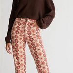 Pacsun Eco Flower High Waisted Straight
Leg Jeans Pink Size 28 Photo 0