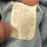 Vintage Willowbend 100% Cotton Denim Skirt High Waist Pleated Knee Length Size 8 Blue Photo 6