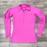 Nike Dri-Fit Women's Magenta Half-Zip Sweatshirt Photo 0