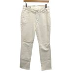 Ann Taylor  Womens Low Rise‎ Curvy Fit Skinny Ankle Jeans White Size 6 Photo 1