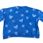 Disney Mickey Mouse & Stars Blue Pullover Crewneck Sweatshirt Size XL Photo 5