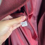 Fleurette • Loro Piana wool & cashmere coat double breasted car rust red maroon Size 14 Photo 7