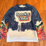 Bleached “Spooky Vibes” Tie Photo 0