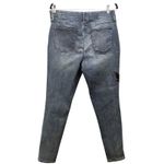 Chico's  Velvet Floral Jeans Blue‎ 10R Or 1.5 Photo 1