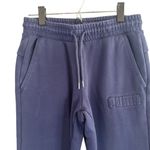 Puma  Blue Drawstring Elastic Waist Casual Sweatpants Joggers Women Sz S Photo 2