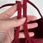 Victoria's Secret  32D Bra Body By Lined Demi Underwire Red Lace Sexy Holiday Photo 4