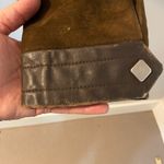 Vintage Danaya flawed cropped brown suede & leather jacket size 40 (medium or 8) Photo 3