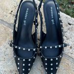 Madden Girl Krystall Rhinestone Pointed Toe Slingback Kitten Heel Photo 1