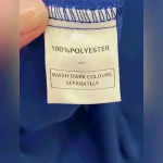 Generic Women's Summer Casual Solid Sleeveless Ruffle Elegant Blue Blouse Sz 2X‎ Photo 7