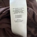 Wilfred Aritzia  Women’s Lydia Ruched Brown Long Sleeve Crop Top Size S Photo 3