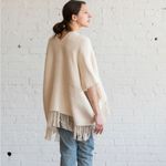 Apiece Apart  Fringe poncho OS Photo 1