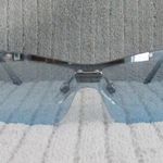 New Divine Eyewear Krista Chrome/Aqua Gradient Sunglasses Women's NWT Blue Photo 5