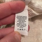 Aerie Tie Dye Babydoll Tank Beige Square Neck Boho Lagenlook Crochet Flowy Sz L Photo 8