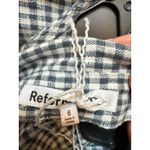 Reformation Tace Gingham Linen Halter Midi Dress - Size 6 Photo 5