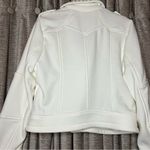 Cupcakes and Cashmere NWT  White Studded Asymmetrical Zip Bomber Jacket Size Medium Photo 10