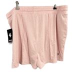 Fourlaps Shorts Pink Drawstring Waist Zip Pocket Activewear Lounge Casual XL New Photo 1