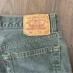 Levi's  501 Black Denim High Waisted Cut Off Jean Shorts , Size: 29, wash black Photo 6