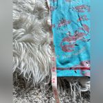 Lightweight cropped cotton pajama pants Blue Photo 7