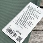 Lululemon  Wunder Train Ribbed High Rise Tight 25” Size 4 NWOT palm court green Photo 3