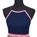 THML  Crochet Top Maxi Dress Size Medium Sleeveless Summer Resort‎ Wear Festival Photo 1