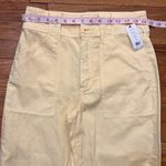 Joie NWT  Mirenda Slim Crop Cargo Pants in pastel yellow Size 4 Photo 6