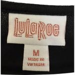 LuLaRoe Pleated Wrap Dress Black Top Metallic Pleated Skirt M Photo 1