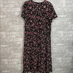 Dreams & Co. Long Floral Print Cotton
Gown Black Size 1X Photo 5