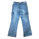 KanCan Londyn High Rise Cargo Wide leg jeans casual everyday size 28 women’s Blue Photo 1