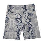 Varley  Gray Snake Animal Print Mid Rise Activewear Fitness Gym Biker Shorts Sz S Photo 1