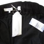 Vince NWT  Belted Linen Pant in Black Stretch Tapered Utility Trouser S Photo 7