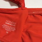 Monday Swimwear Santorini Ribbed Bikini Top Orange Size M Photo 4