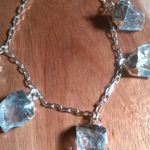 Green Quartz Goldtone Bracelet (7 to 8 Inch) Photo 6